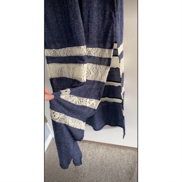 SOLD - Boho Maxi Dress with Lace - Picture 2 of 3